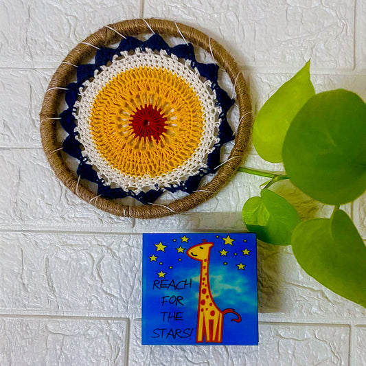 Reach for the Stars | Square Magnet