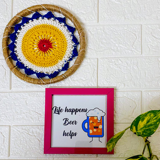 Life Happens Beer Helps | Pink