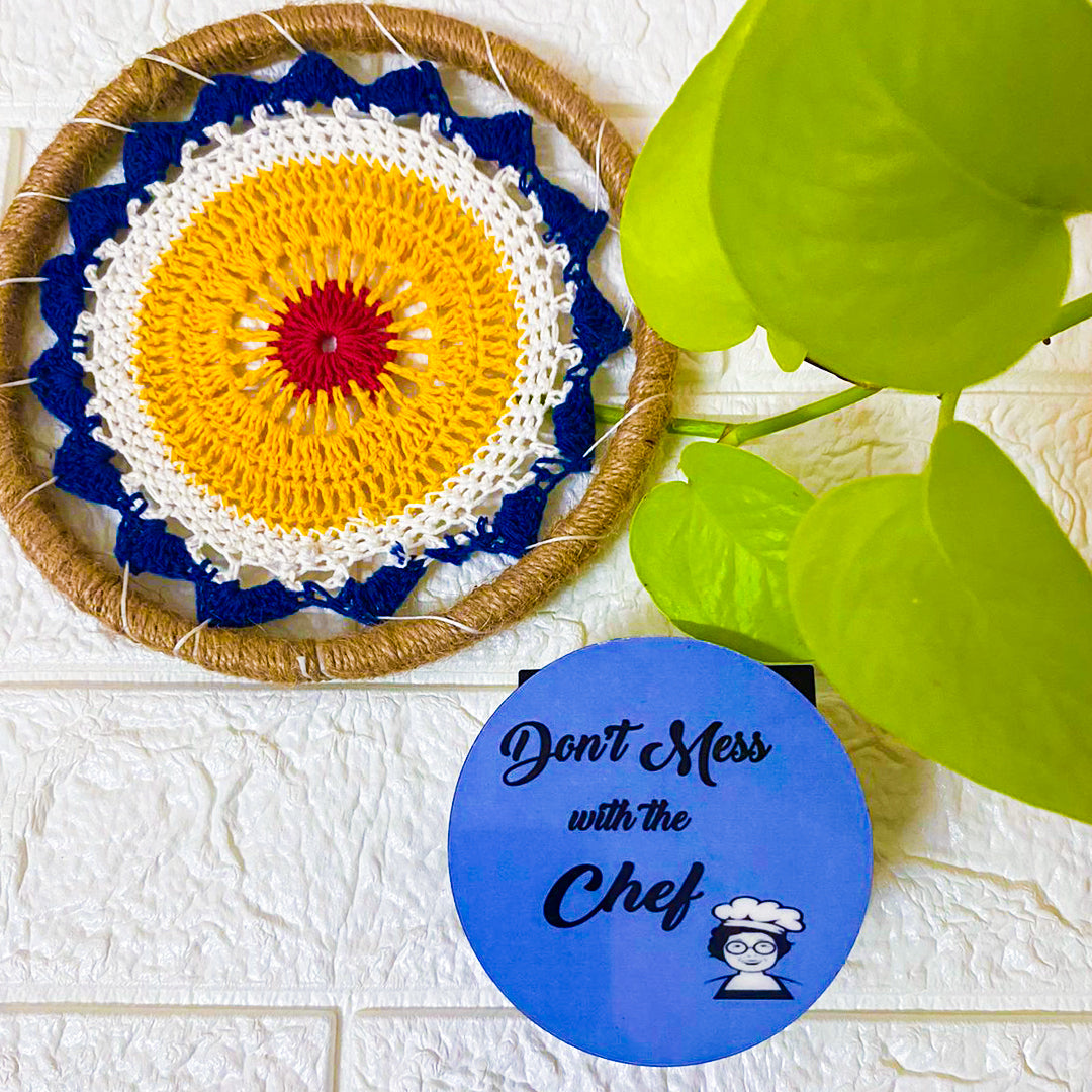 Don’t Mess With The Chef | Round Magnet