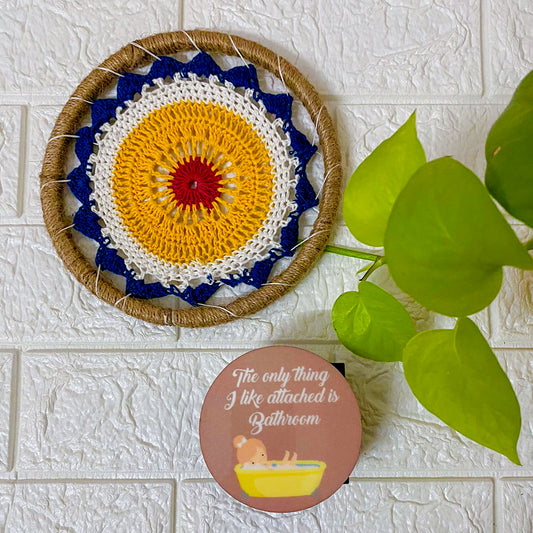 Bathroom Magnet | Round Magnet