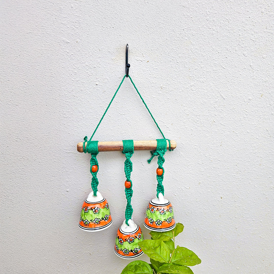 Mini Ceramic Wall Hangings | Green