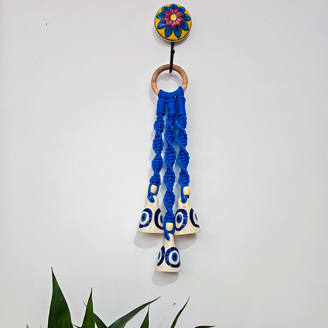 Evil Eye Windchime | Blue