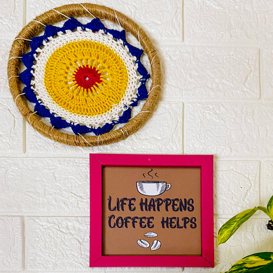 Life Happens Coffee Helps | Pink