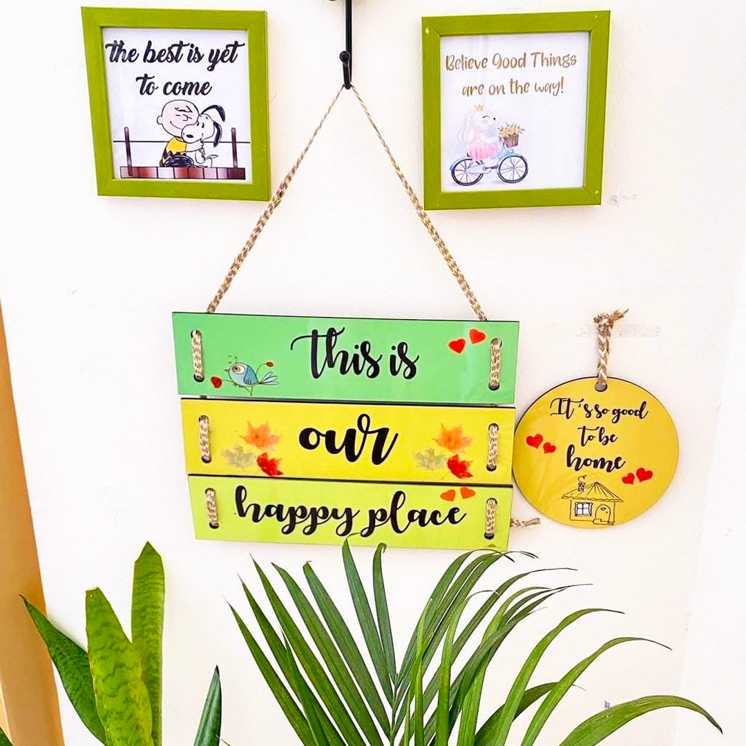 The Happy Place Wall Decor