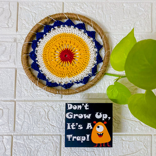 Don't Grow Up It's A Trap | Square Magnet