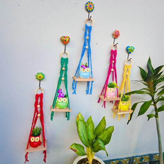 Boho Macrame Beads Shelves 1