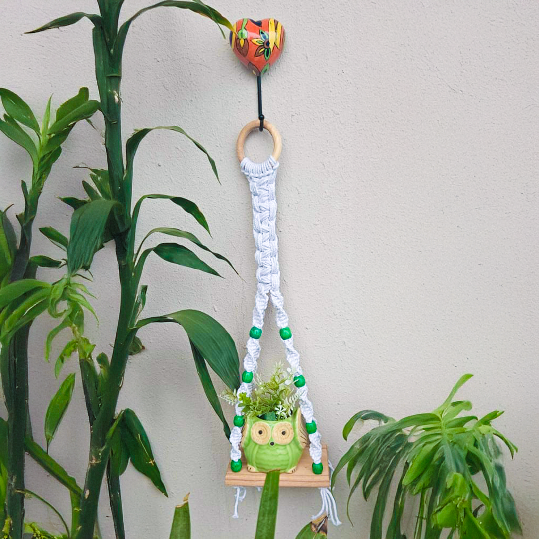 Infinity Macrame Shelves | Green