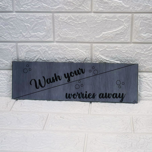 Wash Your Worries Away | Wall Hanging