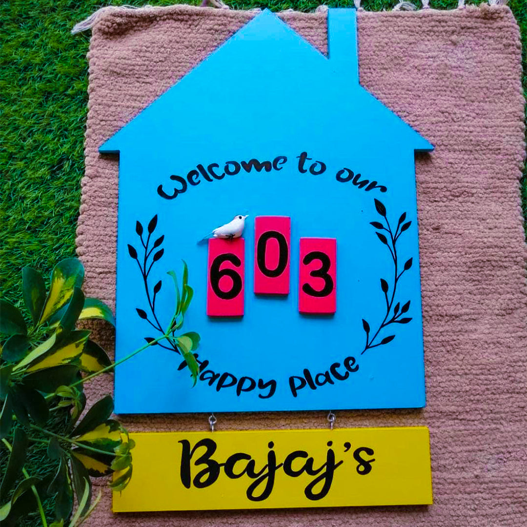 Hut Theme Nameplate