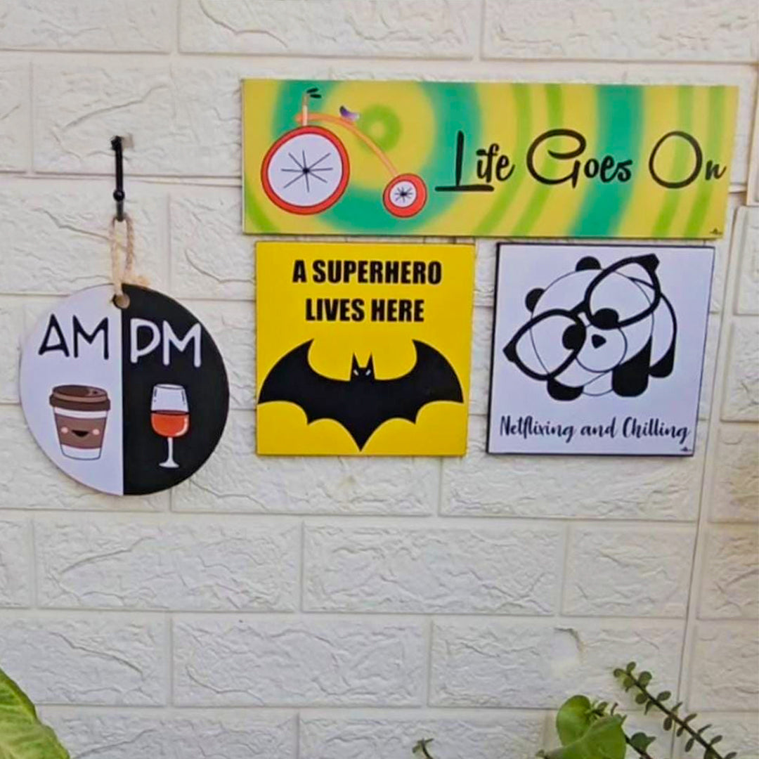 Life Goes On Wall Decor