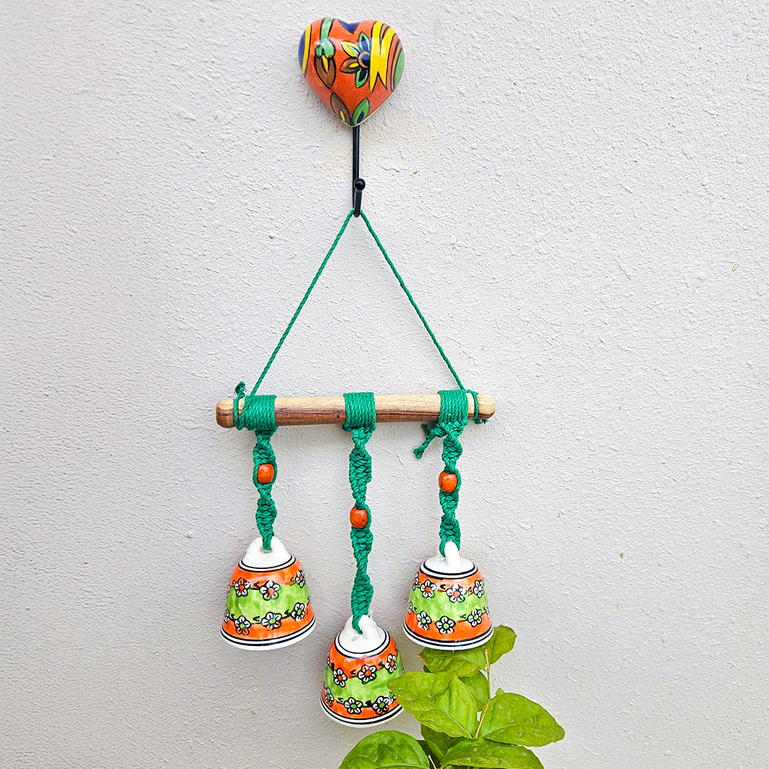 Mini Ceramic Wall Hangings | Green