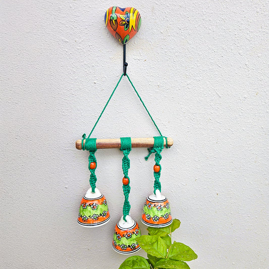 Mini Ceramic Wall Hangings | Green
