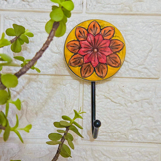 Ceramic Hook | Pink Flower