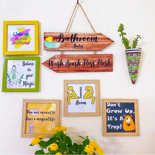 Restroom Wall Set