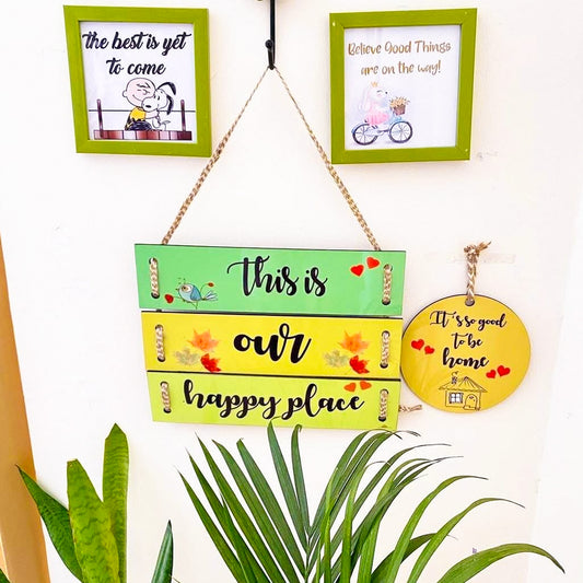 The Happy Place Wall Decor