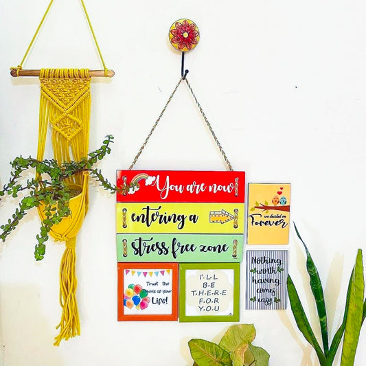 Stress-Free Zone Wall Decor