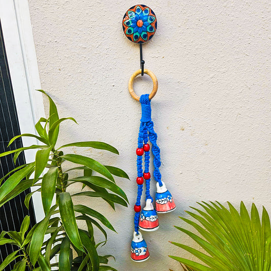 Macrame Bell | Blue