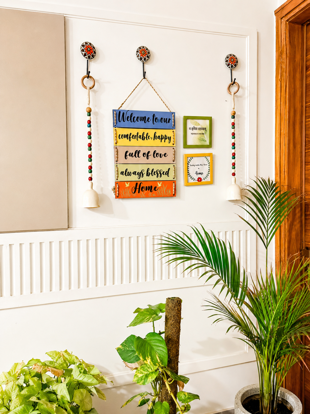 Welcome home entrance wall set