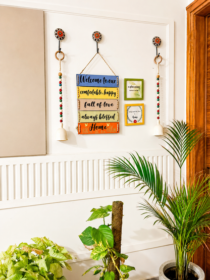 Welcome home entrance wall set