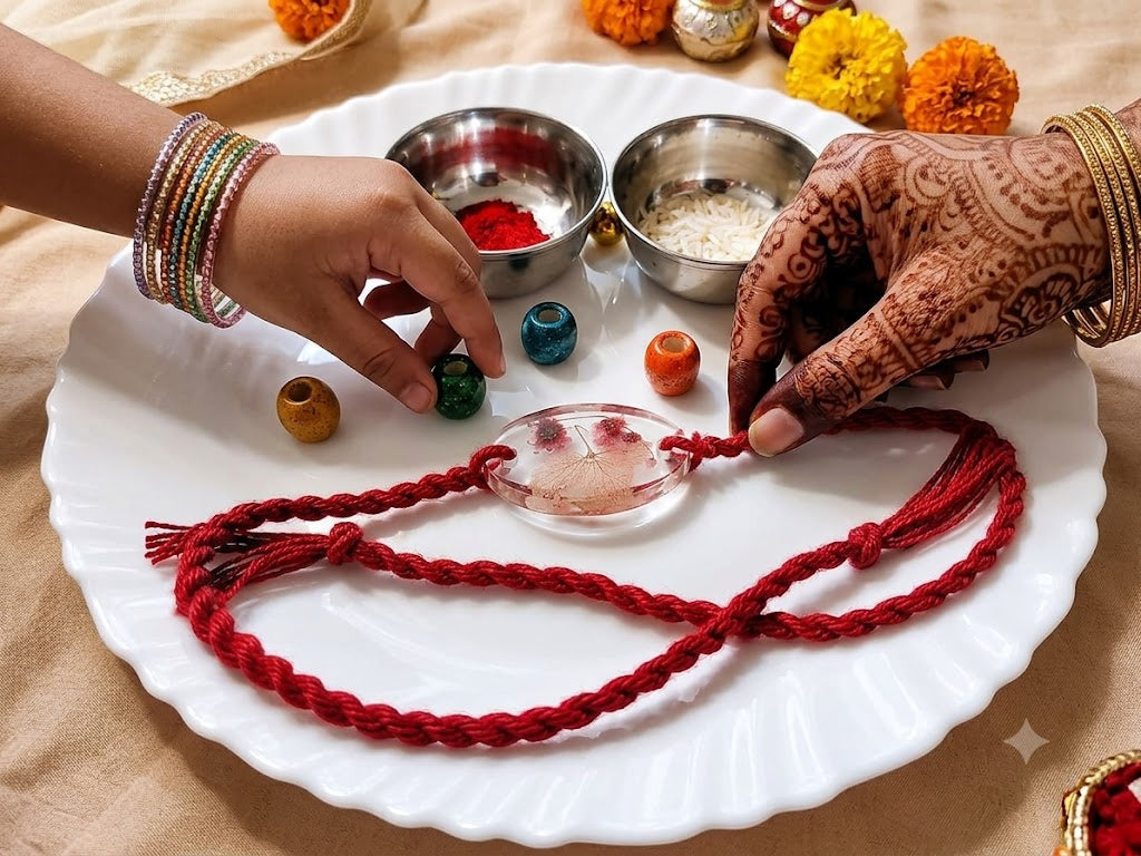 Timeless Bloom Rakhi