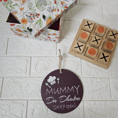 Mummy da dhaba | 6 inches round hanging